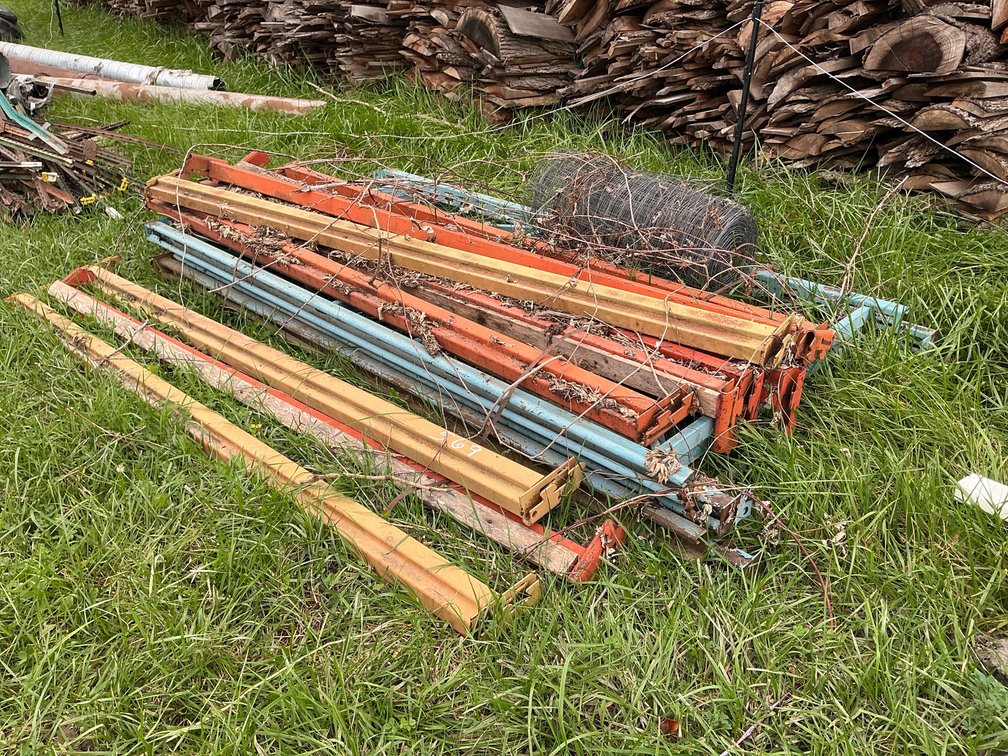 Pallet Rack Cross Beams, Wire Mesh Roll, and More