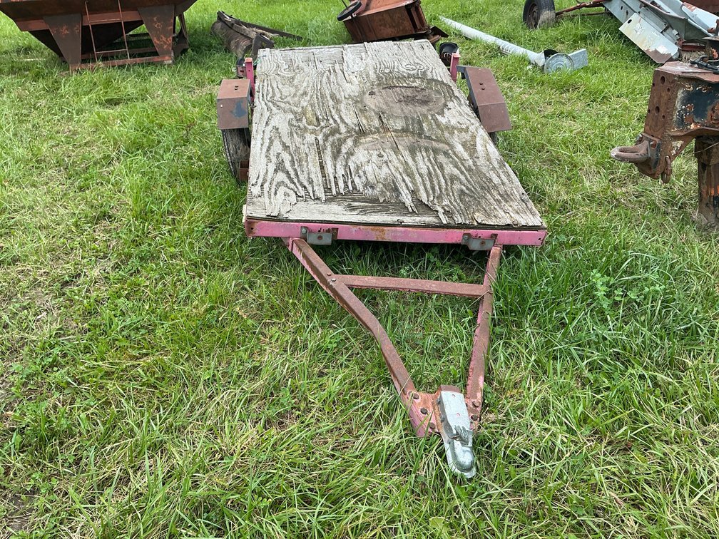 Single-Axle Flatbed Utility Trailer