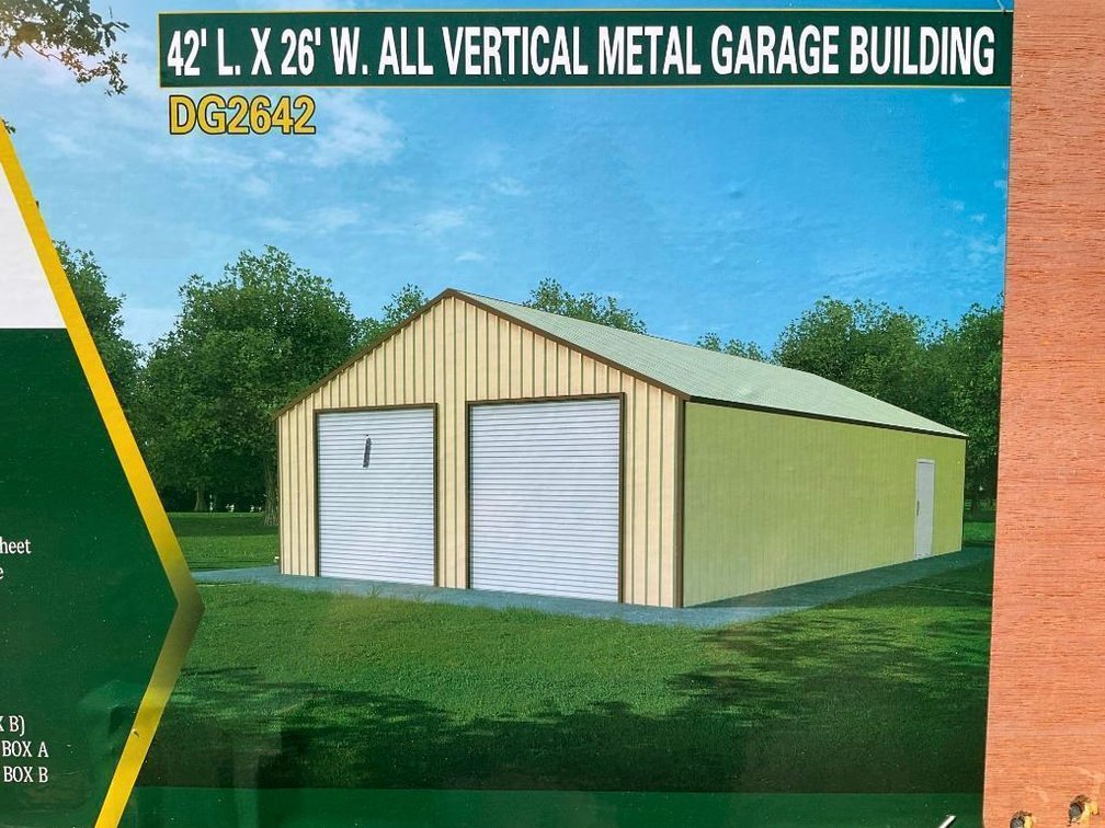 New 26' x 42' Double Garage Metal Barn Shed  - Middlebury, IN