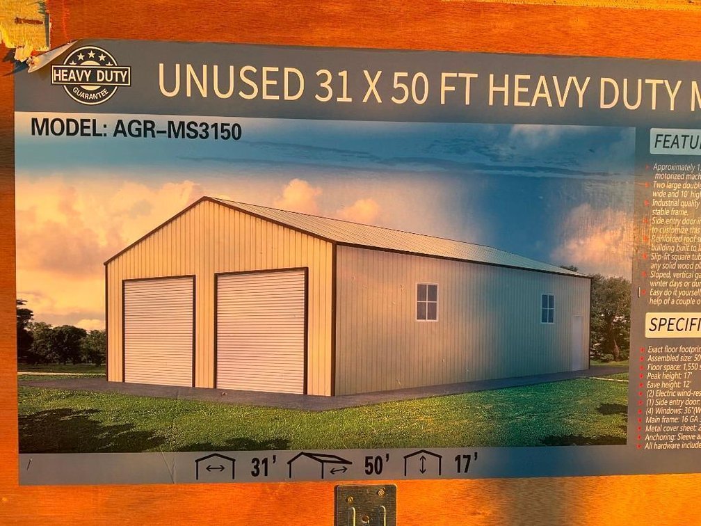 31' x 50' Heavy Duty Metal Storage Building - Middlebury, IN