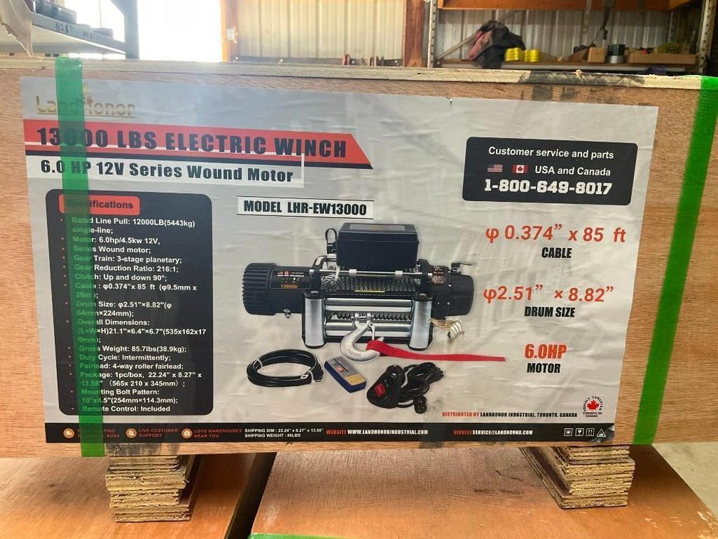 Unused ATS Power Electric Winch - Middlebury, Indiana