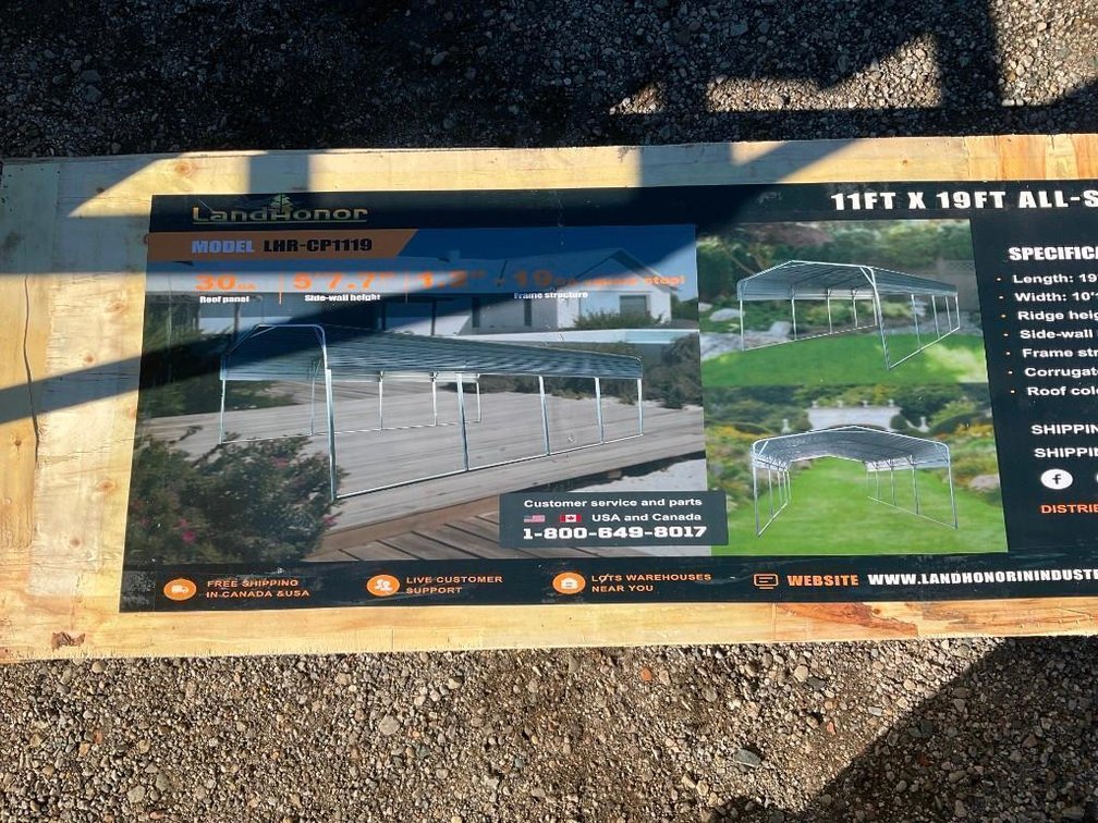 2025 Landhonor 11'x19' All Steel Carport