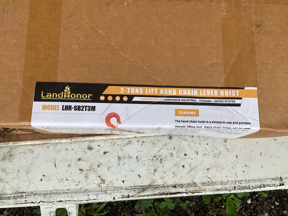Unused LandHonor LHR-SB2T3M 2-Ton Lever Chain Hoist - Middlefield, OH