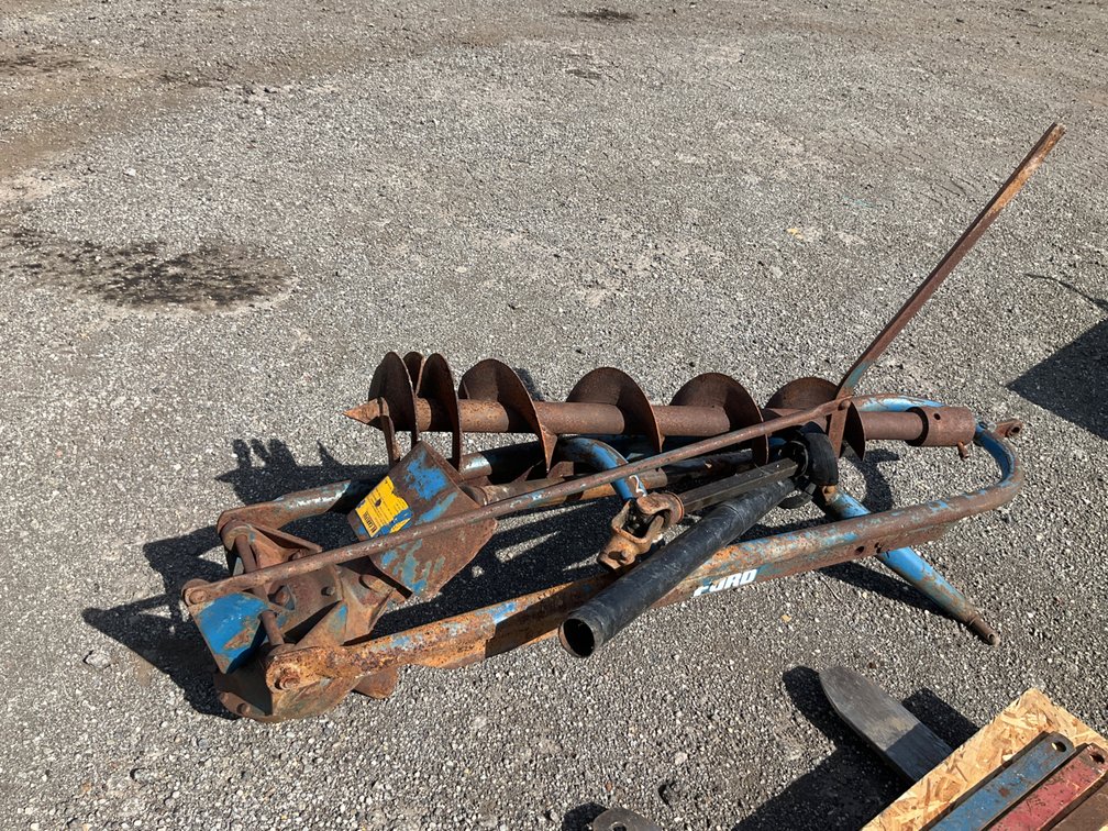 Ford 3-Point Post Hole Digger Boom and Gearbox