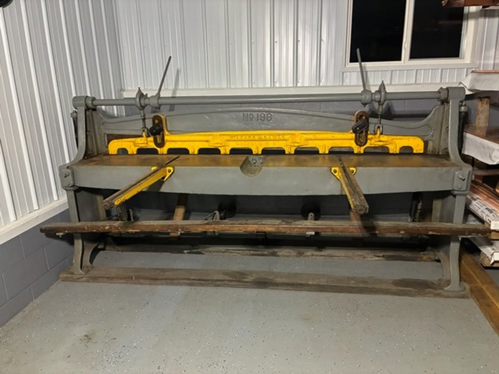 Niagara No. 196 Foot Treadle Sheet Metal Shear