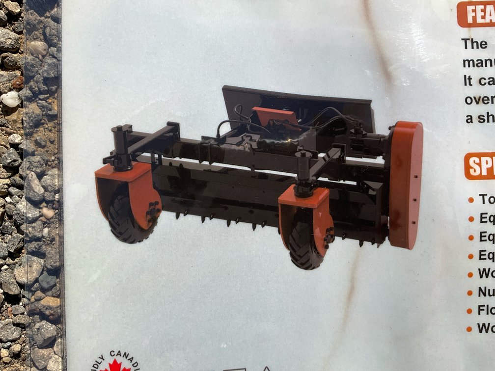 Unused Wolverine CR72 Skid Steer Power Rake Attachment - Middlefield, OH