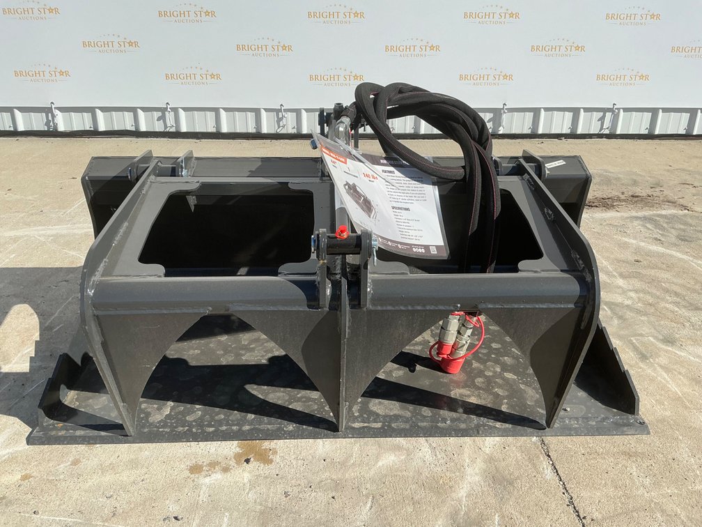 Unused Wolverine MSG-11-44W 44" Mini Skid Steer Stump Grapple - Middlebury, IN