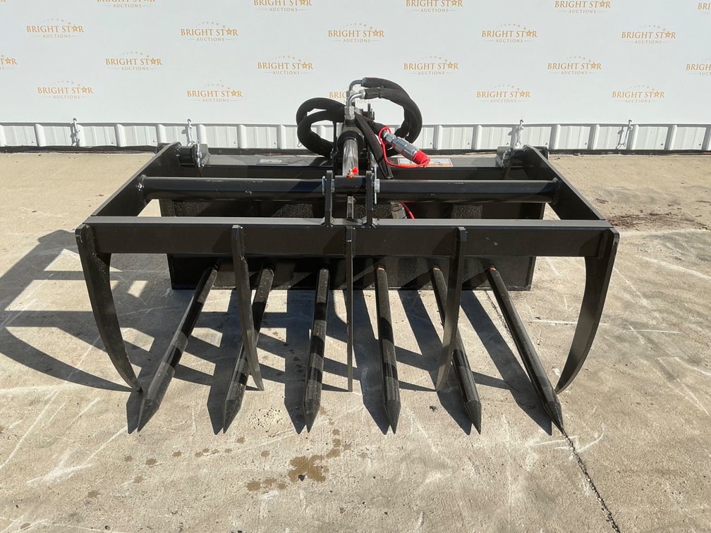 Unused Wolverine M-SWG Mini Skid Steer Tine Grapple Attachment - Middlebury, IN