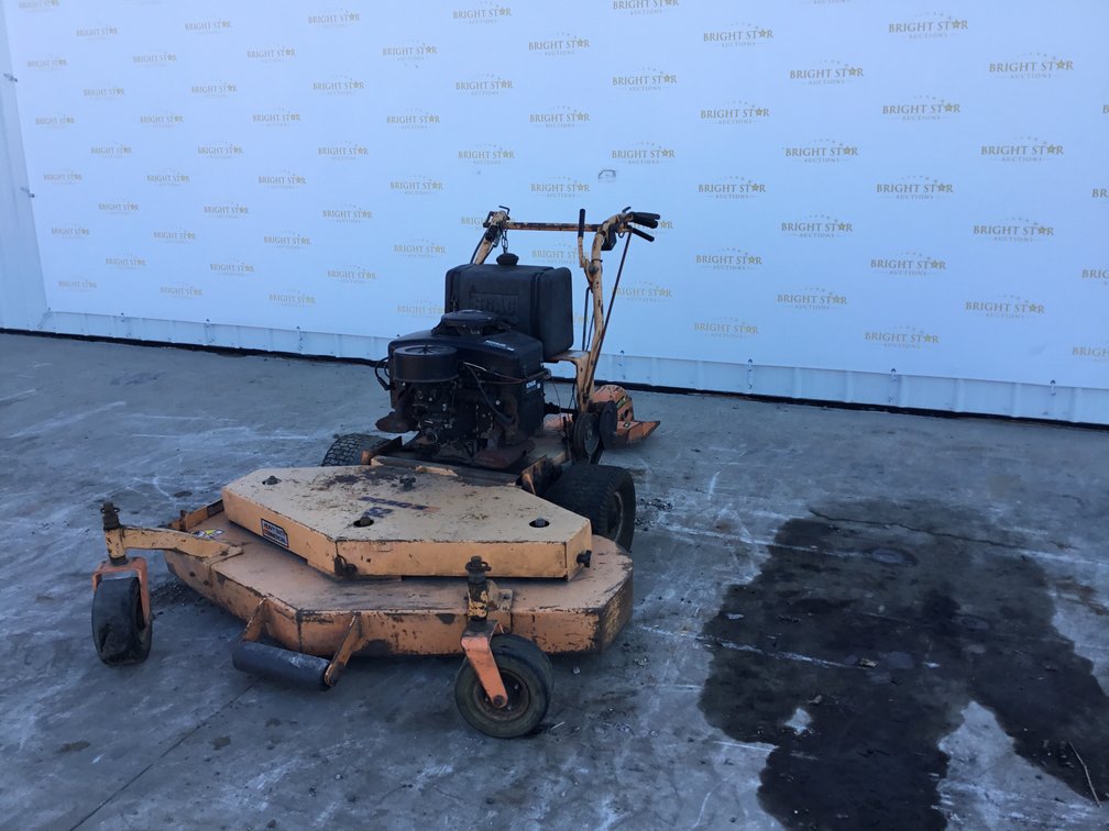 Scag 52” Commercial Walk-Behind Lawn Mower with Velke Sulky