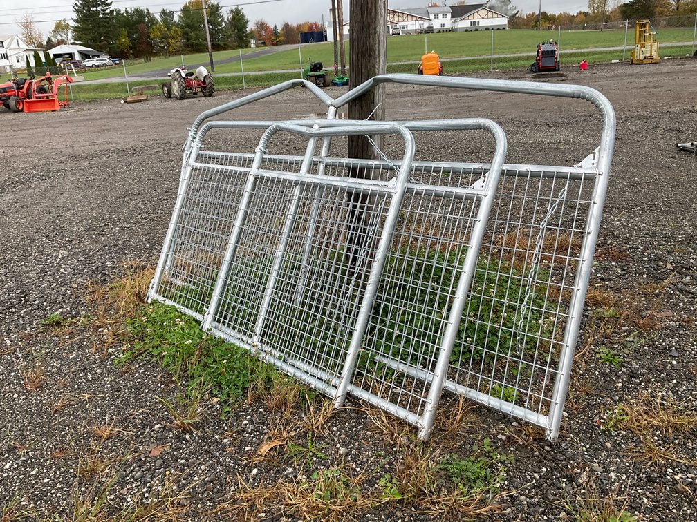 3 Galvanized Steel Wire-Mesh Gates