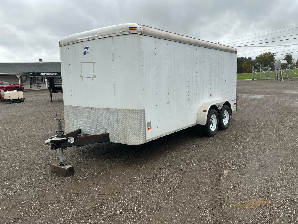2001 Pace American Cargo Sport CS716TA2 Tandem Axle Enclosed Cargo Trailer