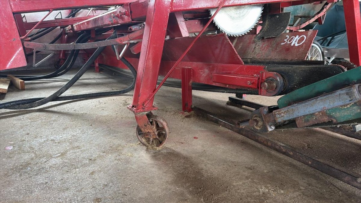 Belt Conveyor  - Tru Cut Hardwoods, Tustin, MI