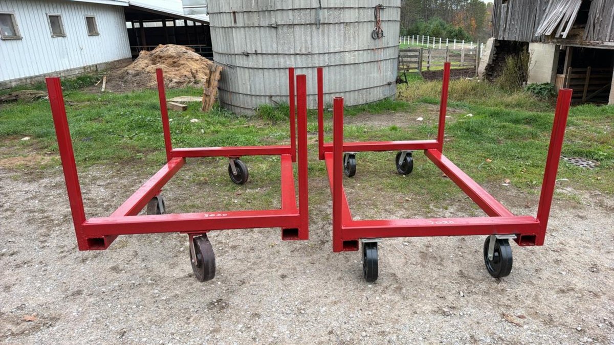 2 Lumber Carts  - Tru Cut Hardwoods, Tustin, MI