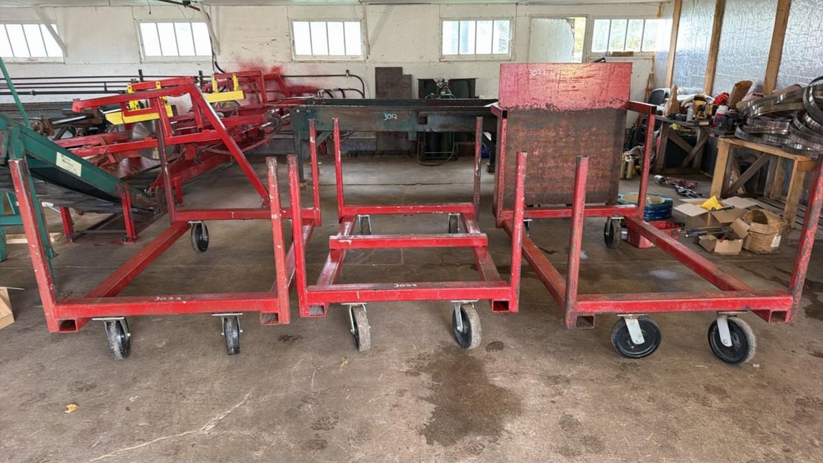 3 Lumber Carts  - Tru Cut Hardwoods, Tustin, MI