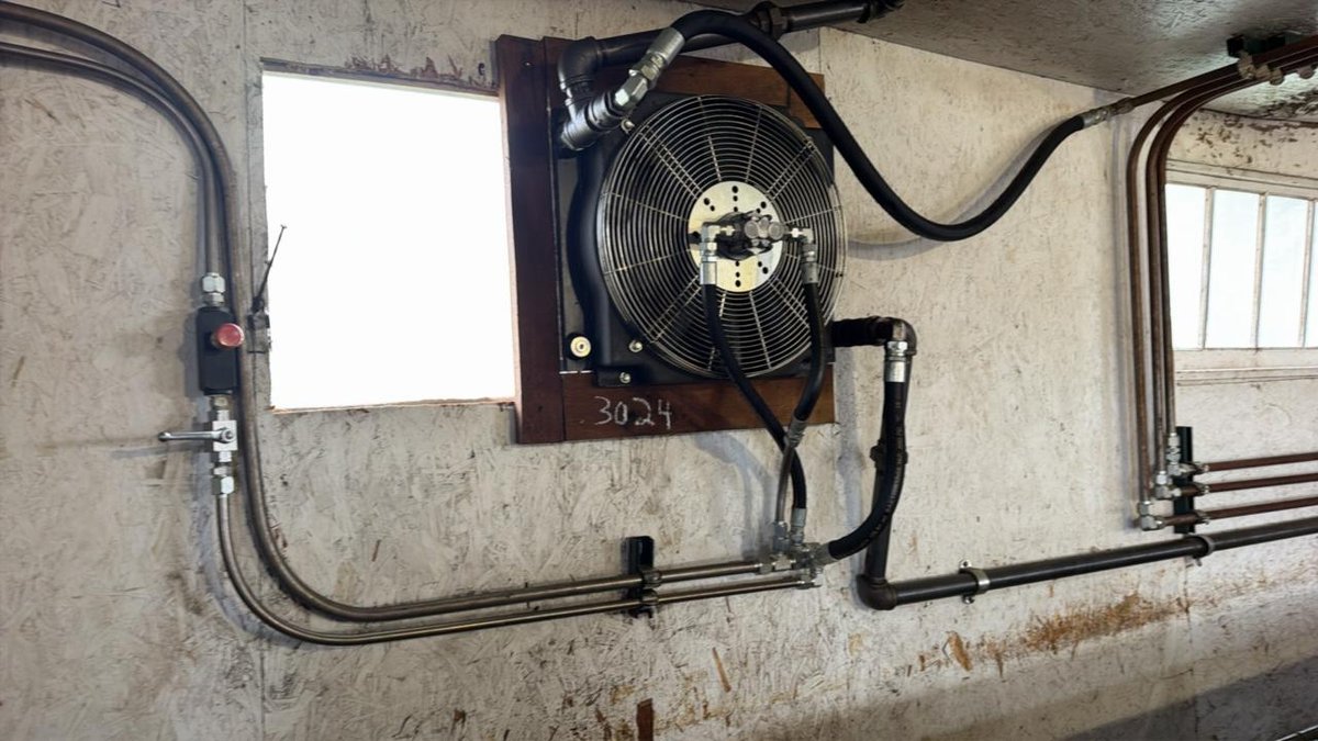 Hydraulic Oil Cooler  - Tru Cut Hardwoods, Tustin, MI