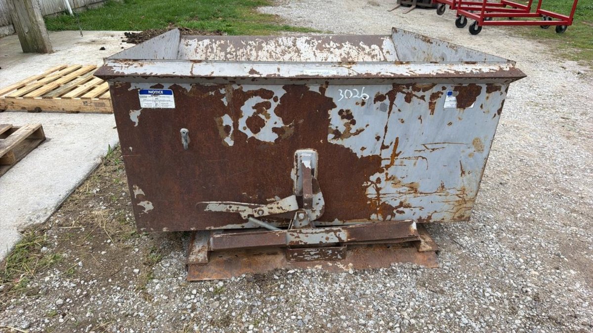 Iron Bull Self Dumping Hopper  - Tru Cut Hardwoods, Tustin, MI