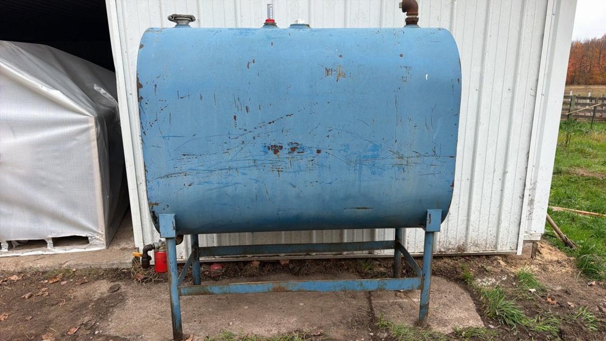 Blue Fuel Tank  - Tru Cut Hardwoods, Tustin, MI
