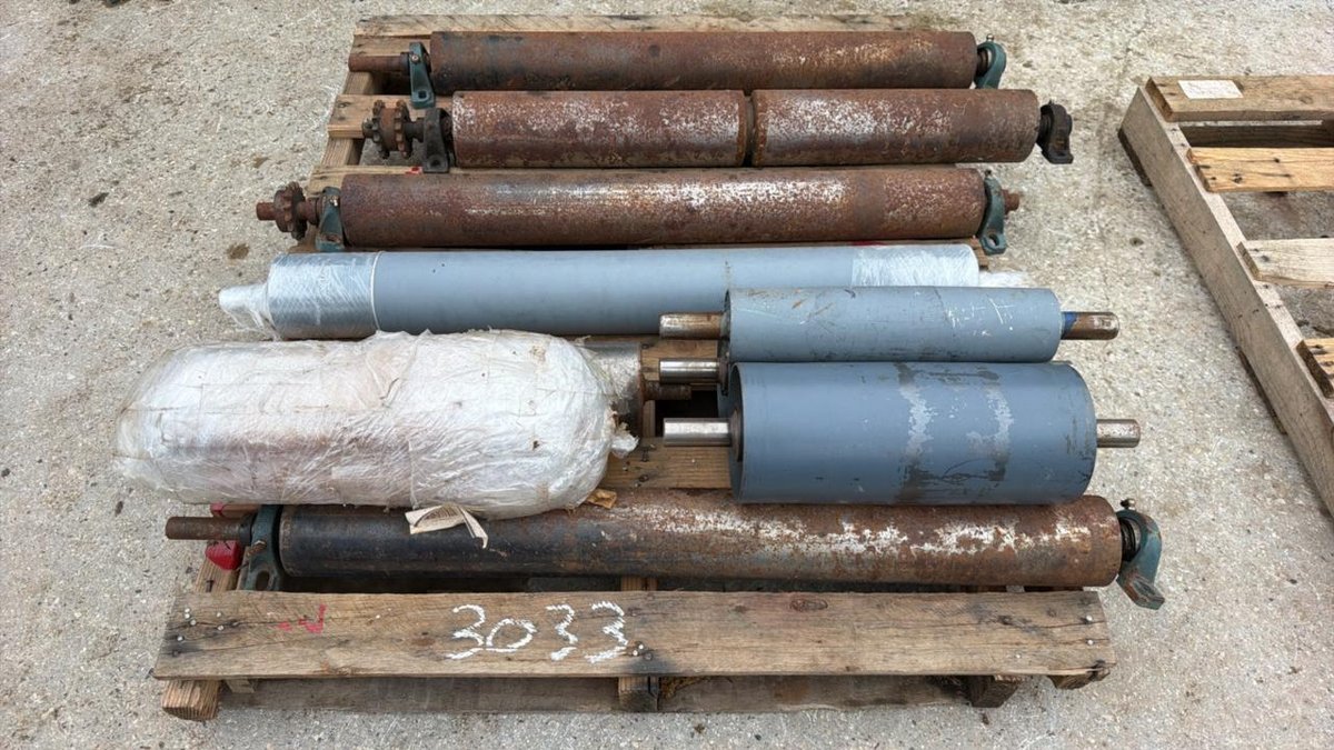 Skid of Rollers  - Tru Cut Hardwoods, Tustin, MI