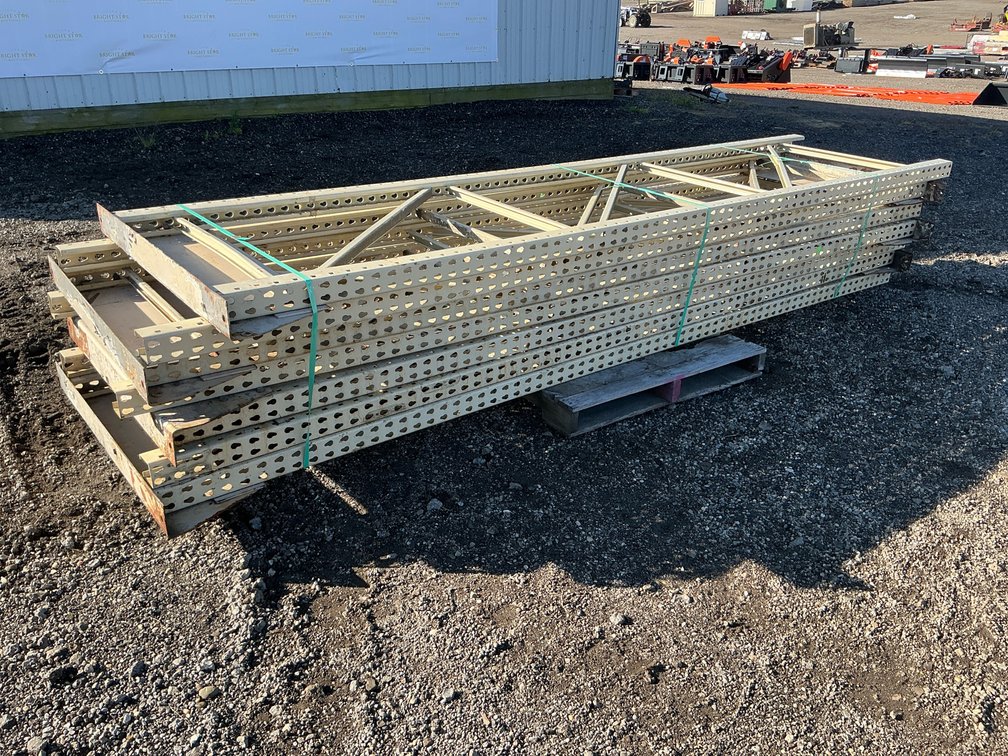 (7) Pallet Rack Upright Frames, Approx. 144"