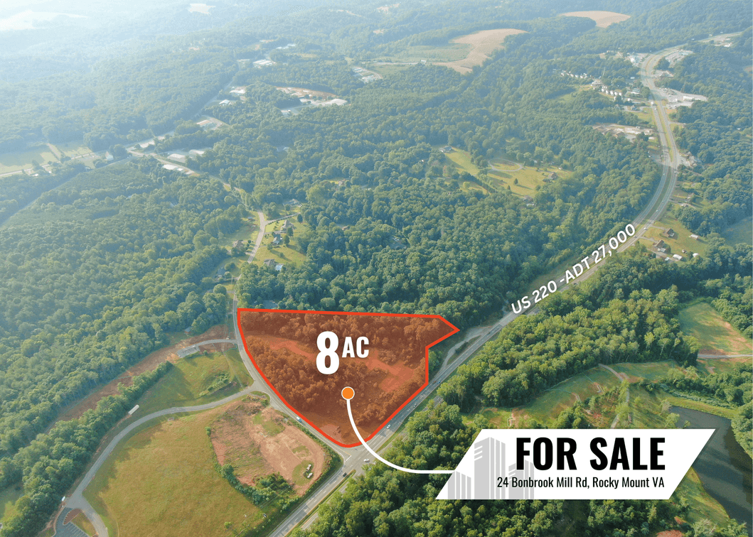 8 Acres off 220 | Future Development Potential