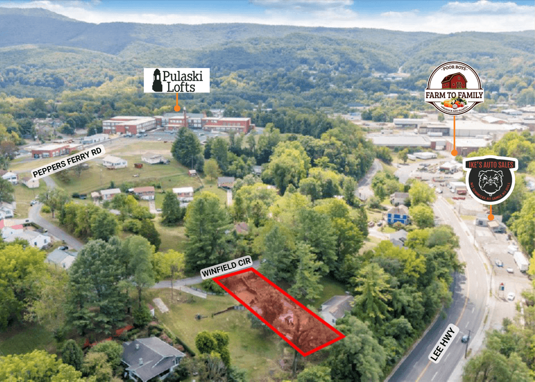 Real Estate Auction | 411 Winfield Circle, Pulaski, VA 24301