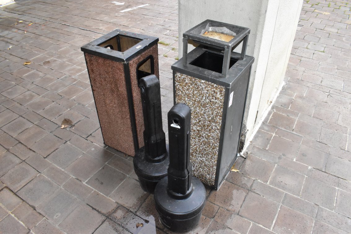 Smoking Cigarette Butt Receptacles