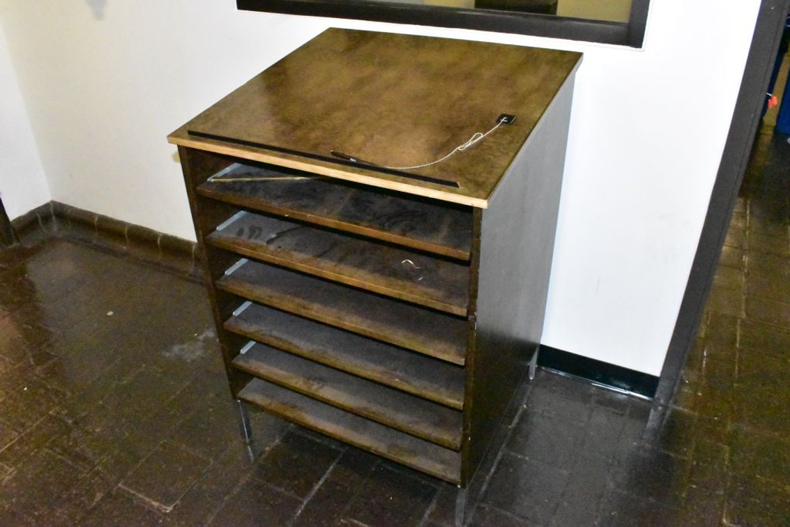 Podium w/ Shelves