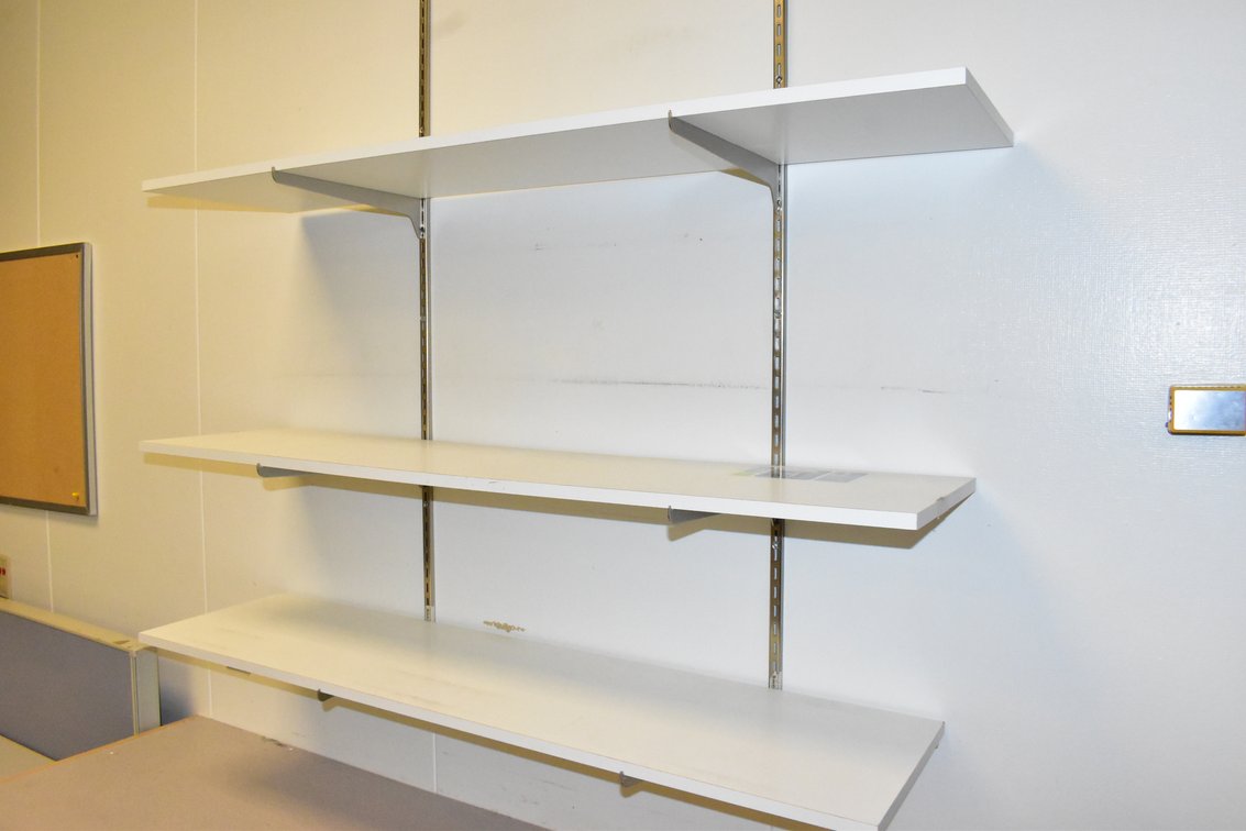 Shelves w/ Metal Hardware