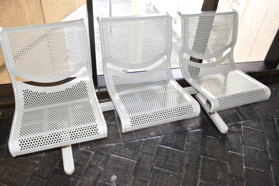 3-Seat Metal Bench