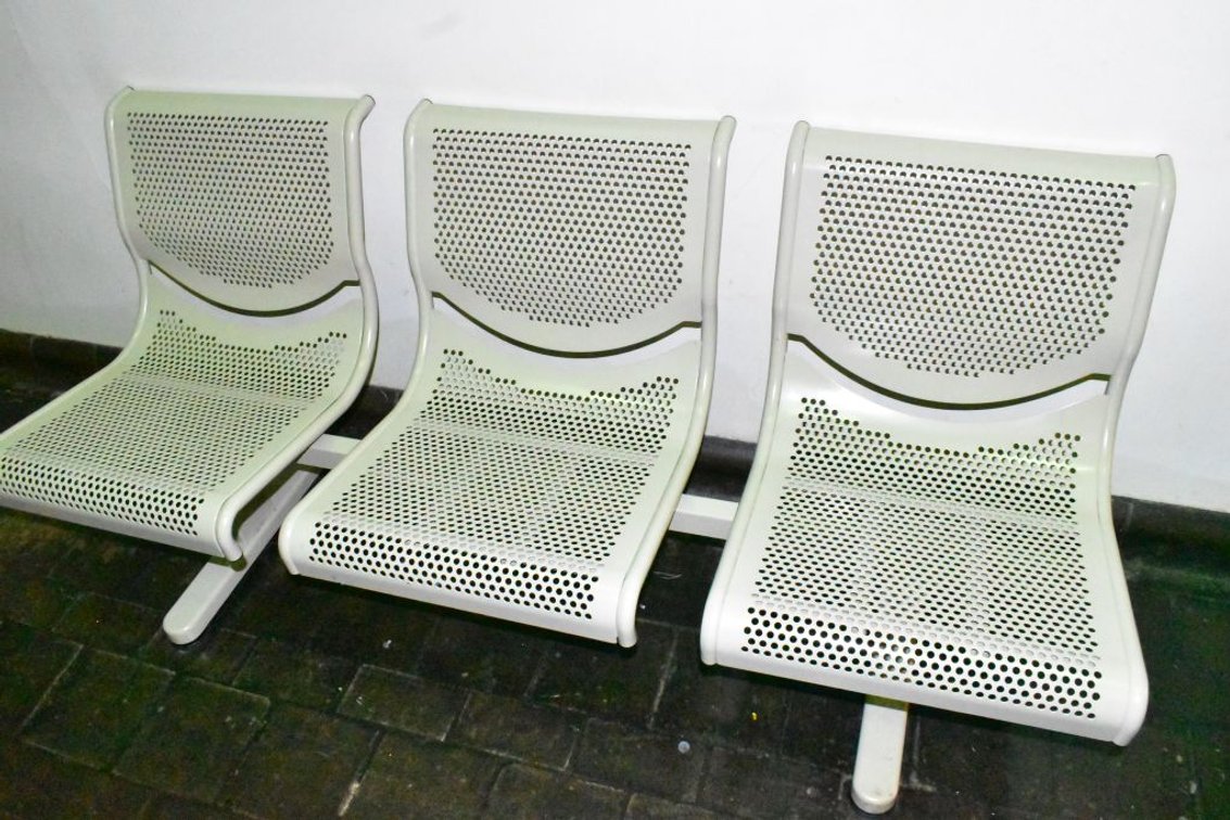 3-Seat Metal Bench