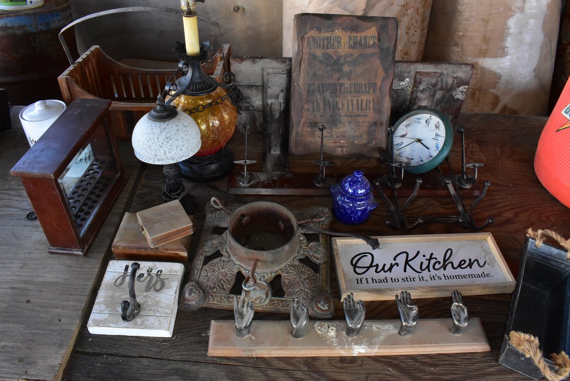 Decorations, Signs, Lamps, Wall Hooks, Etc.