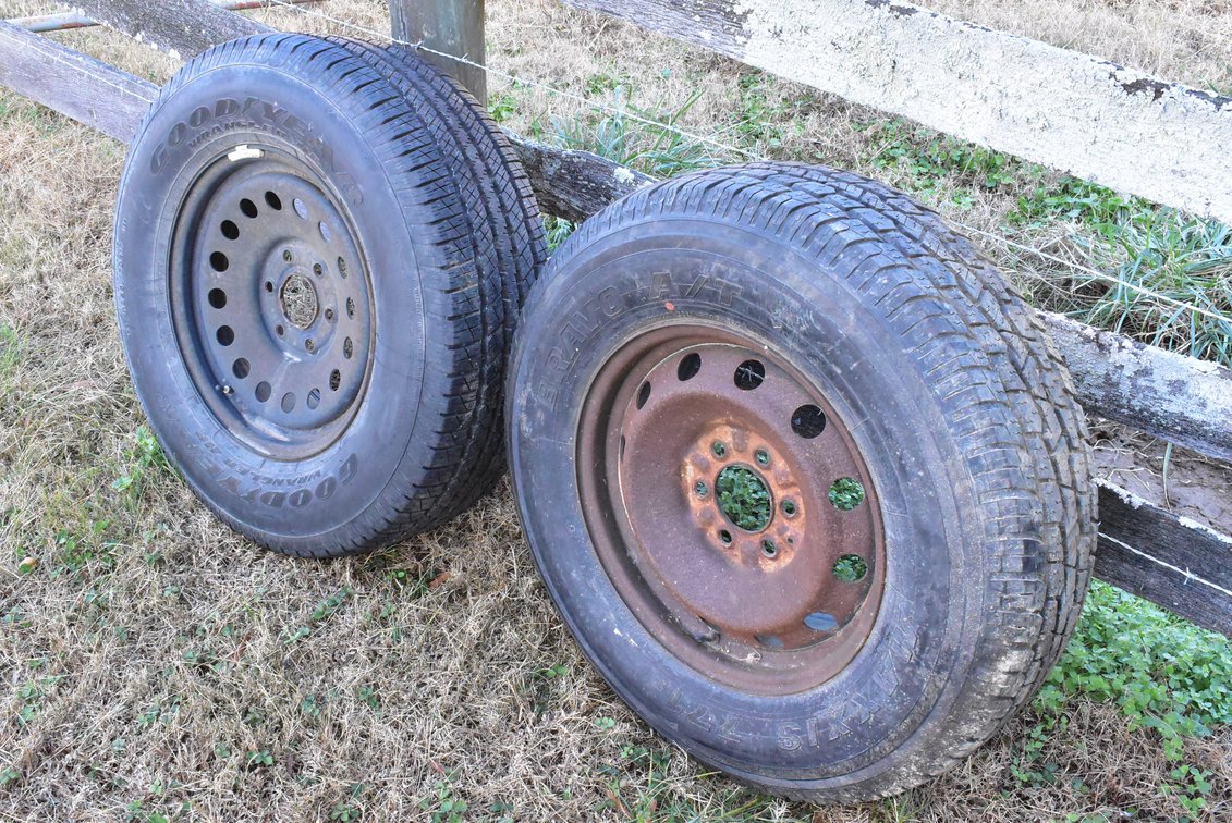 (2) Tires & Wheels