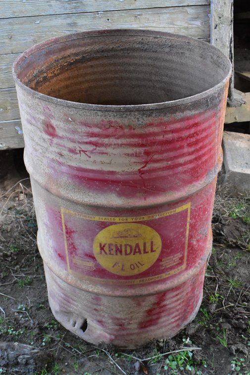 Kendall F-L Oil Barrel