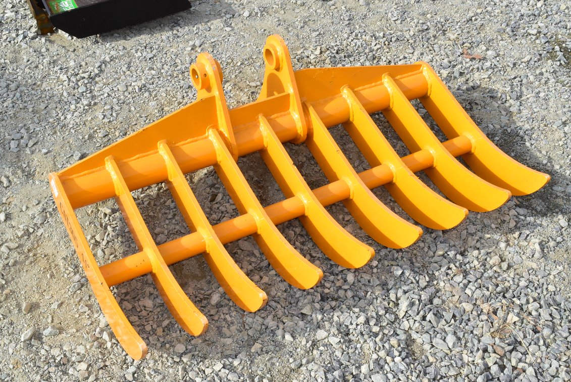 44” Excavator Brush Rake Attachment
