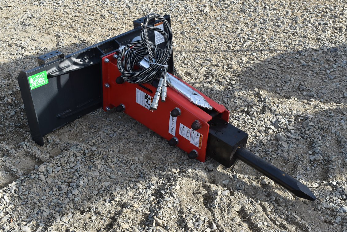 Raytree Skid Steer Hydraulic Hammer Attachment