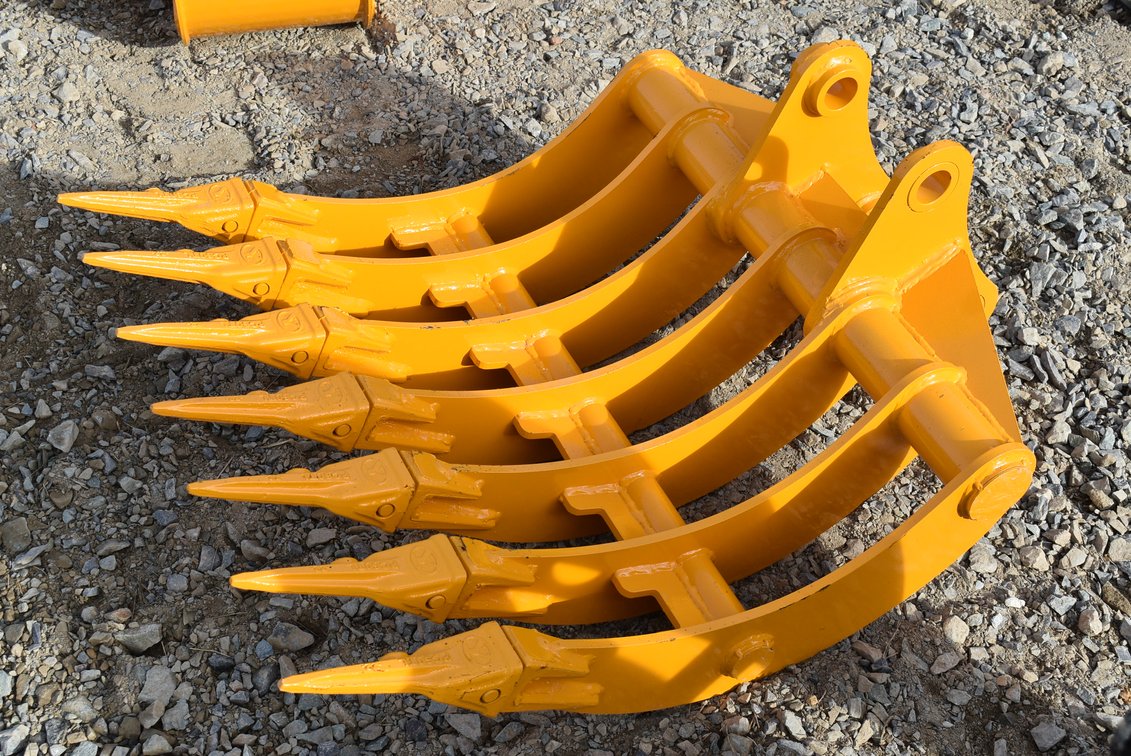 Excavator Root Rake Attachment