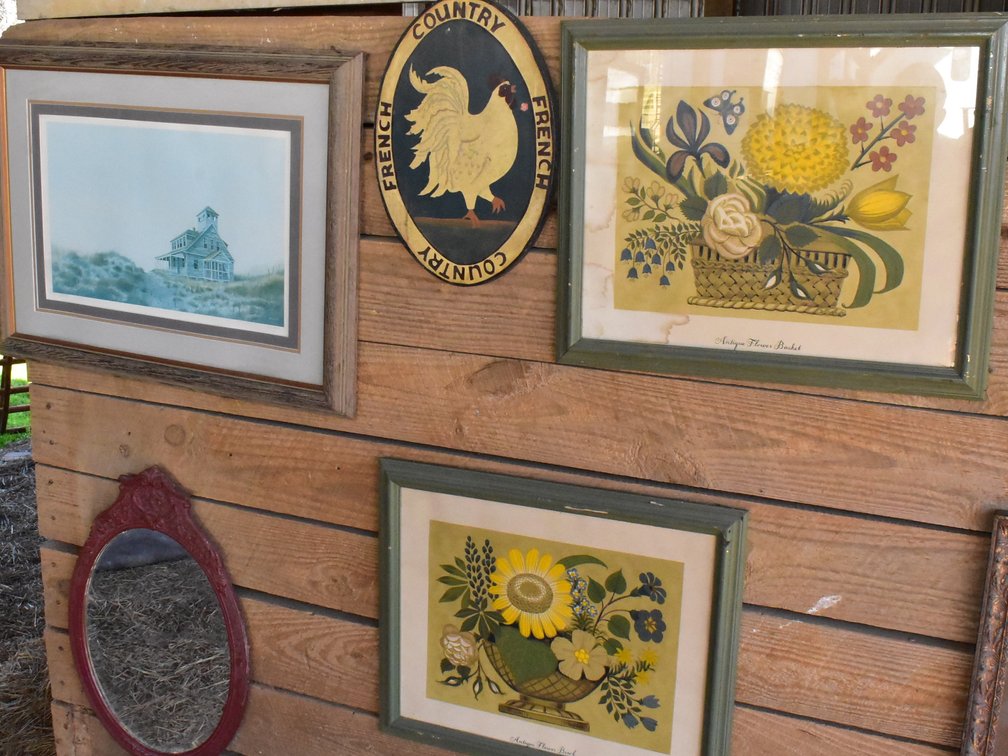 Framed Pictures & Mirror
