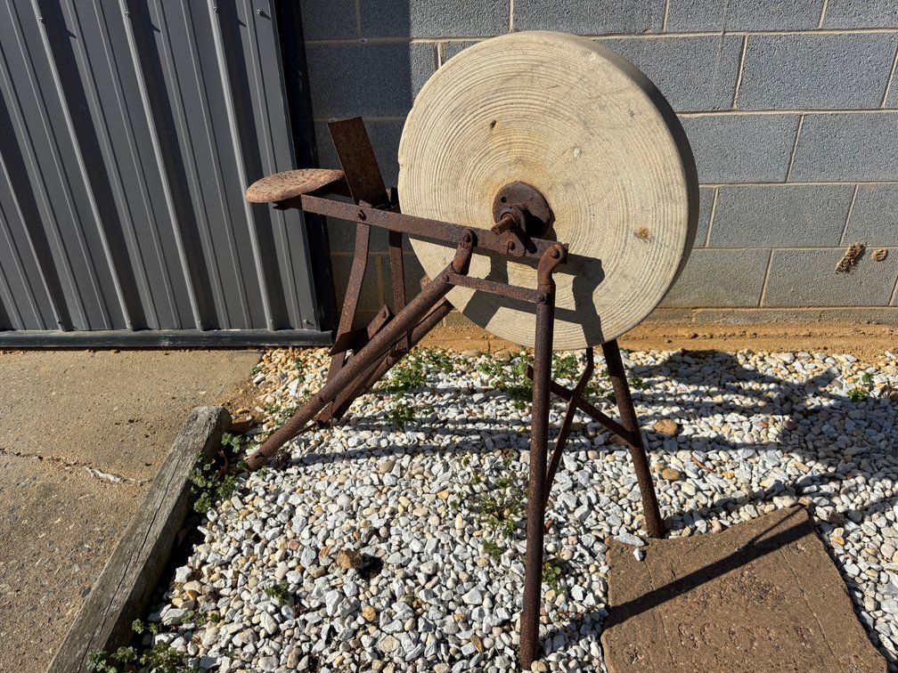 Vintage Grinding Wheel