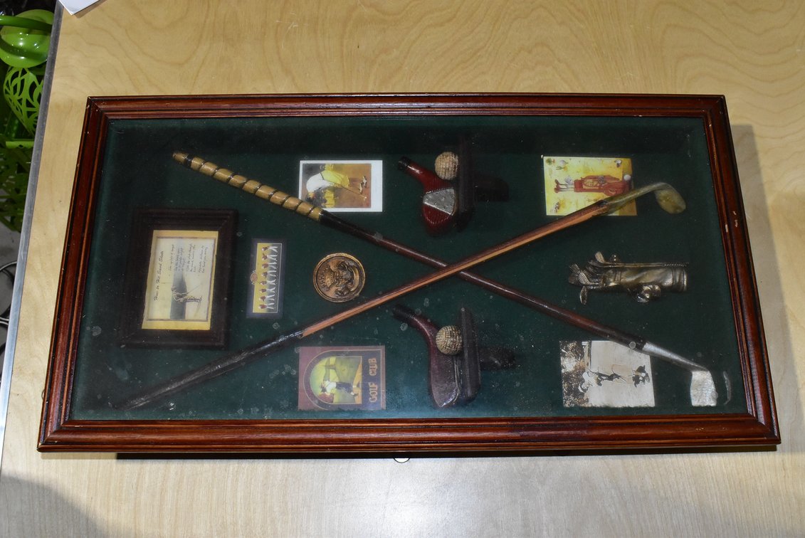 Golf Themed Shadow Box