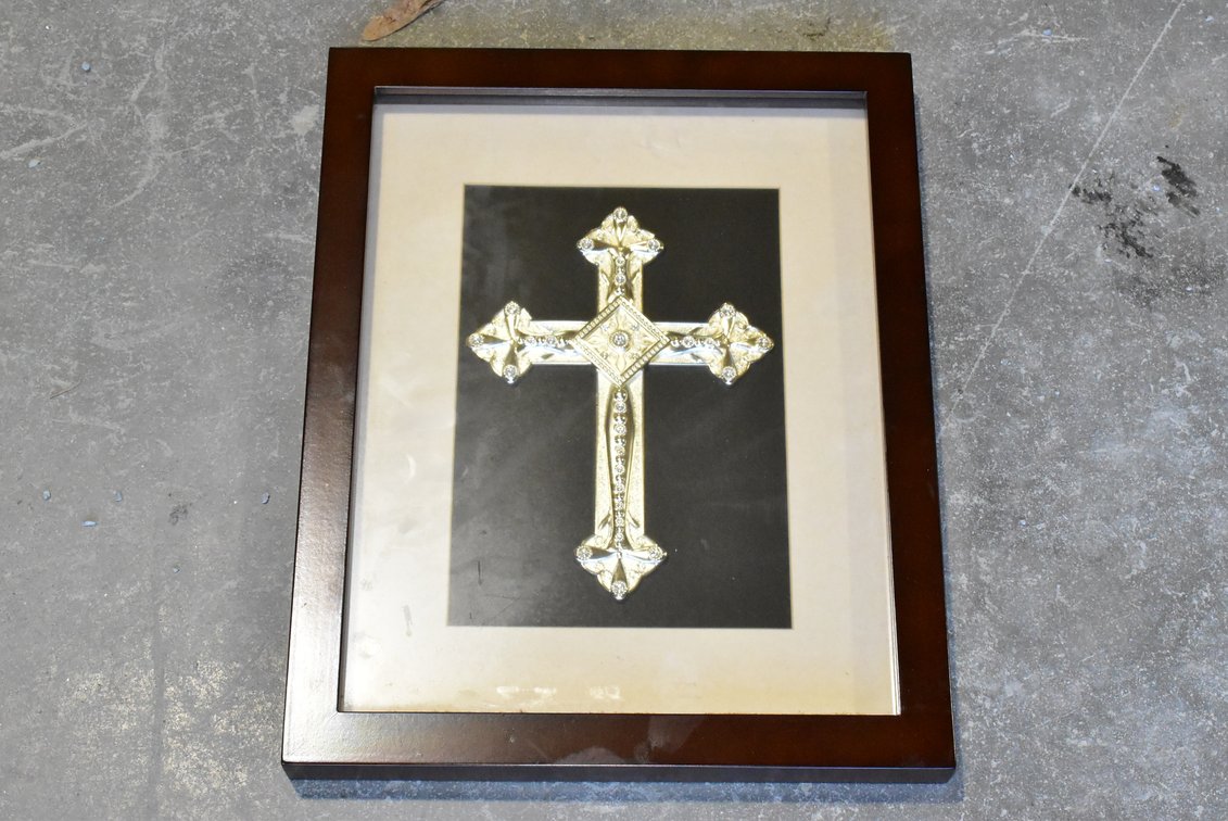 Framed Cross Picture