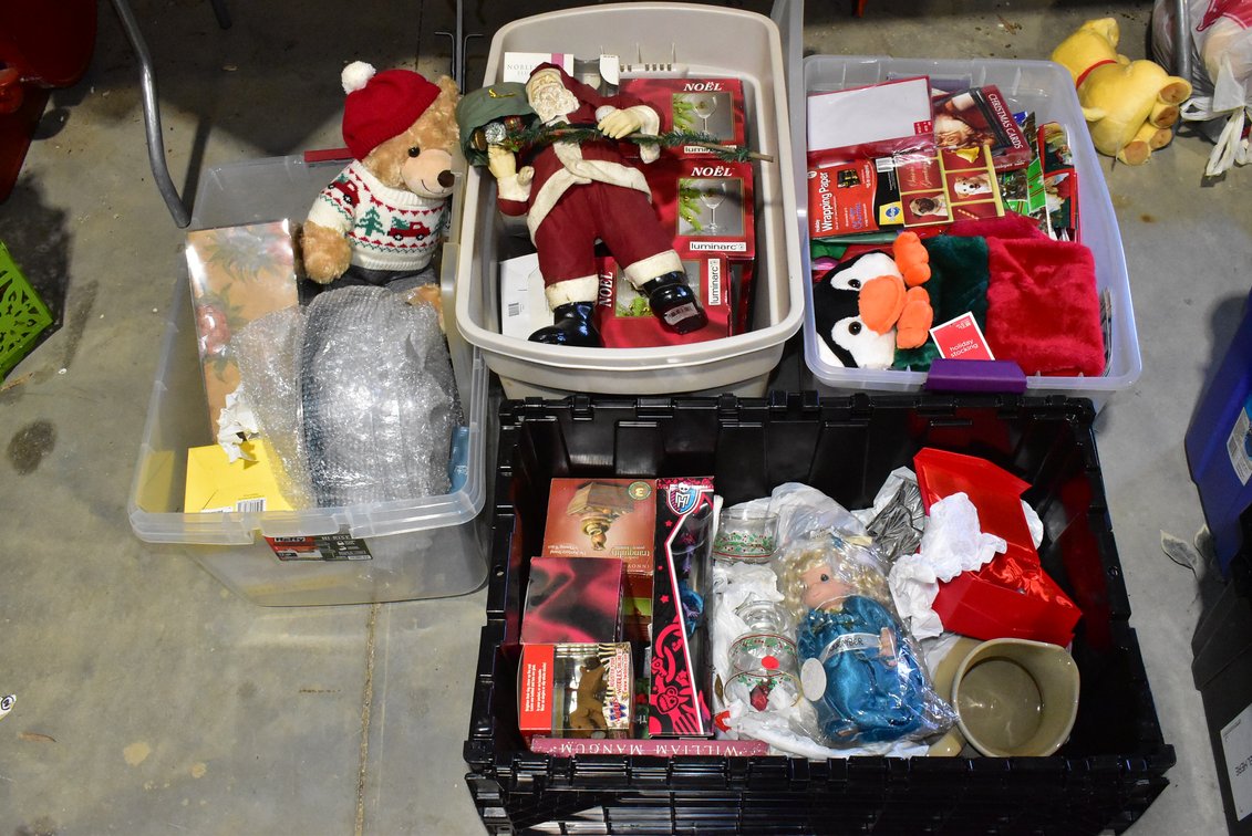 Assorted Christmas Decorations, Etc.