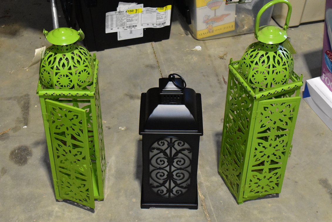 (3) Decorative Lanterns