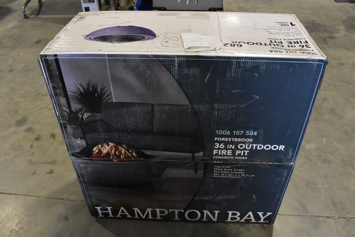 Hampton Bay 36” Outdoor Fire Pit