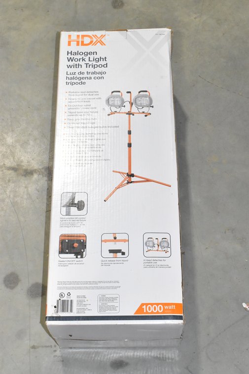 HDX Halogen Work Light w/ Tripod