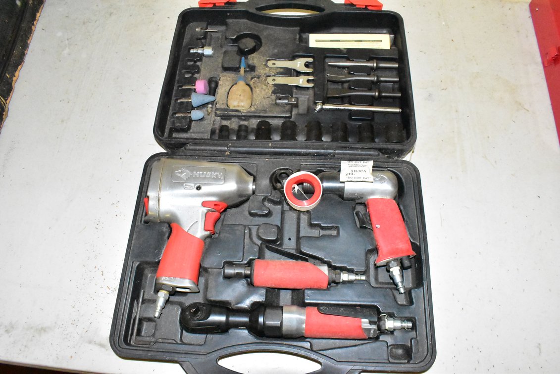 Husky Pneumatic Air Tool Set Wrenches +