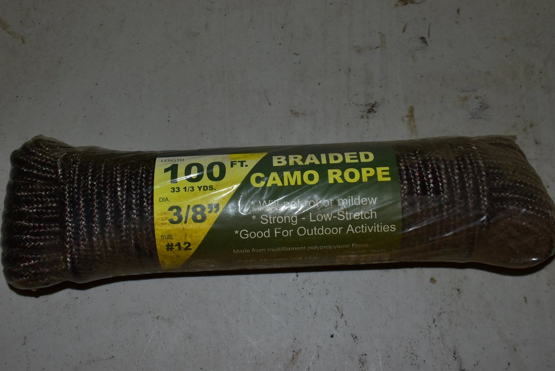 100' Braided Camo Rope