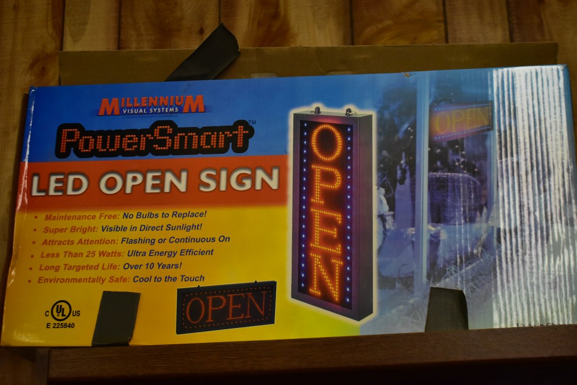 LED OPEN Sign