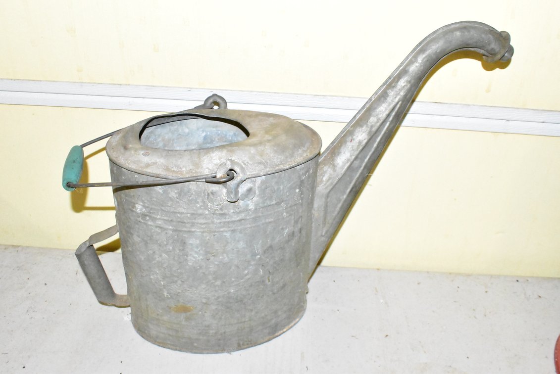 Vintage Galvanized Metal Radiator Water Can