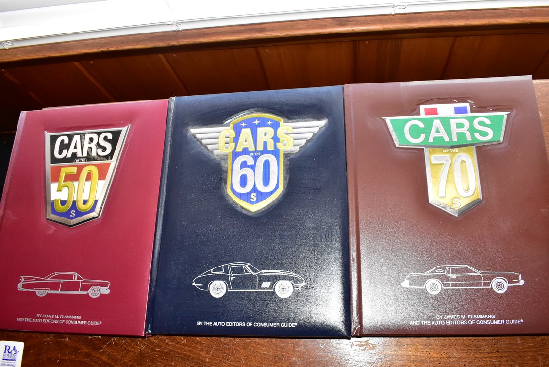 3 Cars Books - 50's, 60's, 70's USA