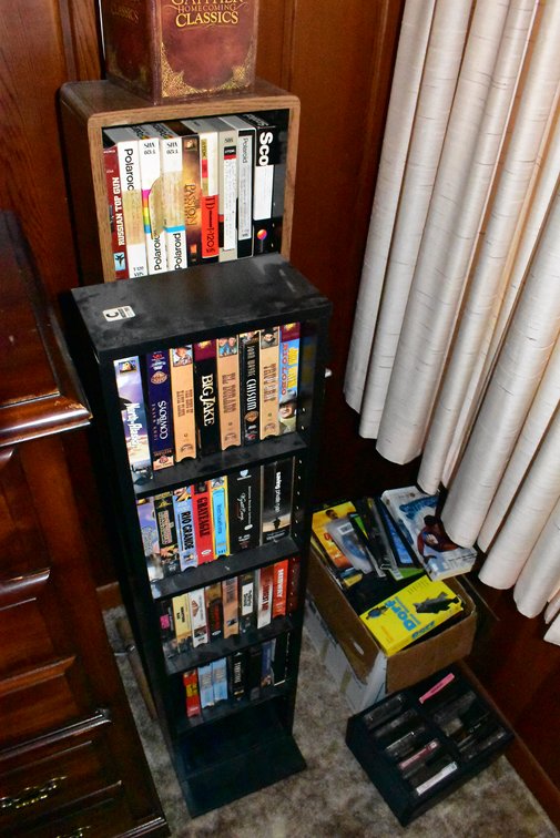 VHS Tapes, CD's +